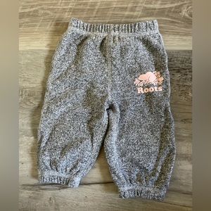 ❌SOLD❌ Roots Baby Girls Sweatpants - 6-12 Months